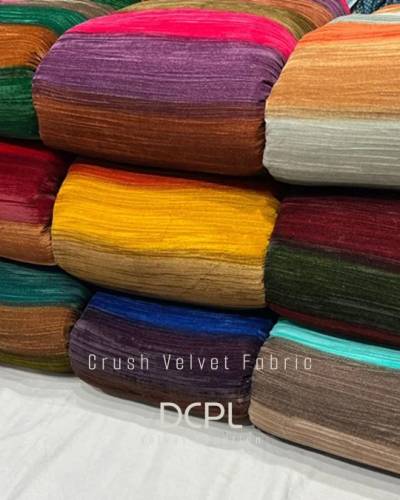 High-Quality Crush Velvet | GSM 200–280 | Upholstery, Drapes, Cushion Covers, Festive Wear Fabric Manufacturers in Karnataka